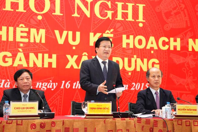 Hội nghị trực tuyến tổng kết công tác của ngành Xây dựng năm 2014